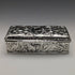 1896 British antique sterling silver box 160g George Nathan